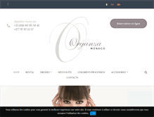 Tablet Screenshot of organza-mc.com